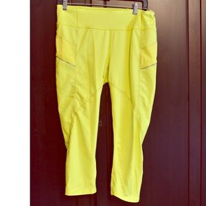 Bright Yellow Workout Pants